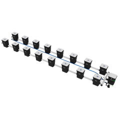 Current Culture H2O RDWC Hydroponic Grow System 2 Row 40" Plant Spacing | UC16XXL13