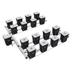 Current Culture H2O RDWC Hydroponic Grow System 4 Row 30" Plant Spacing | UCDB16XL13