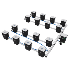 Current Culture H2O RDWC Hydroponic Grow System 4 Row 40" Plant Spacing | UCDB16XXL13