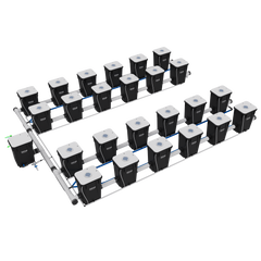 Current Culture H2O RDWC Hydroponic Grow System 4 Row 30" Plant Spacing | UCDB24XL13
