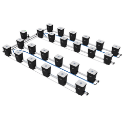 Current Culture H2O RDWC Hydroponic Grow System 4 Row 40" Plant Spacing | UCDB16XXL13