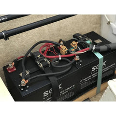 SOK Battery 24V 100Ah LiFePO4 Battery | 2,560wH / 2.56kWh Lithium Solar Battery - Green Vista Living