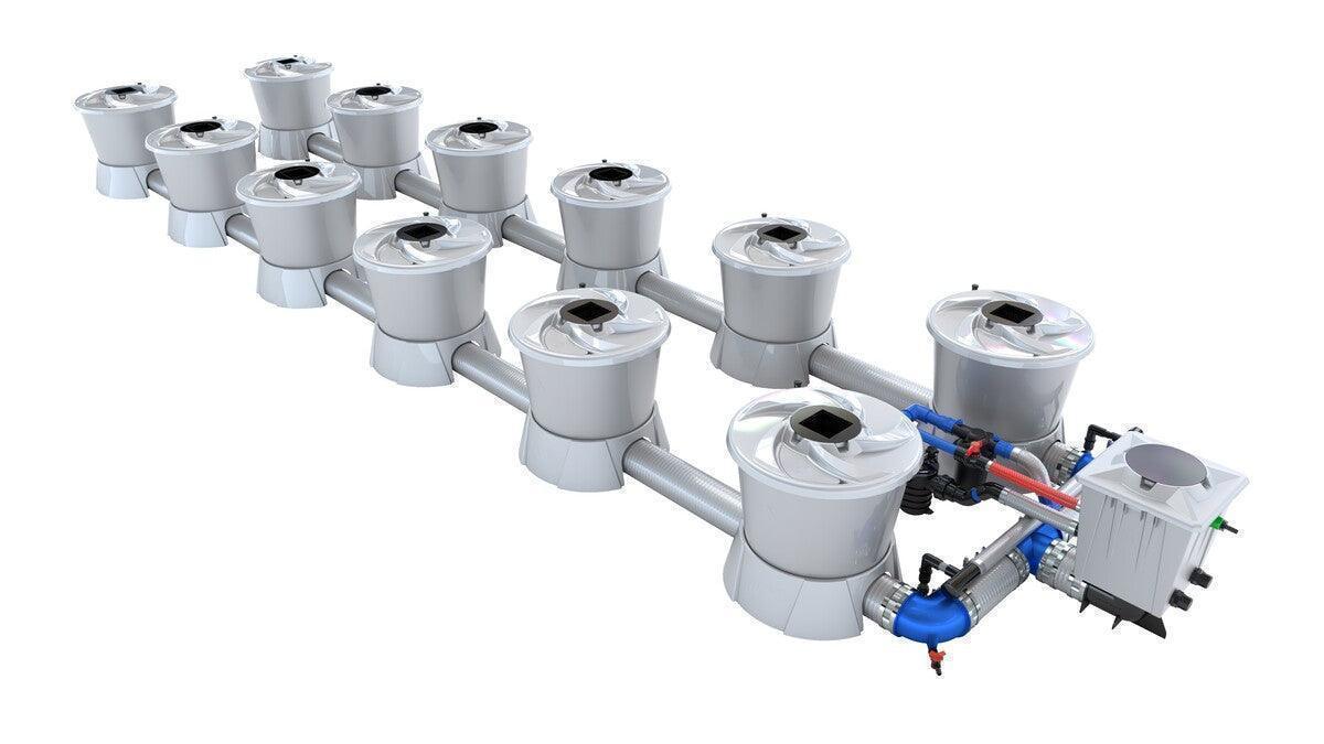 Alien Hydroponics - V-SYSTEM 12 Pot 2 Row Kit - Green Vista Living