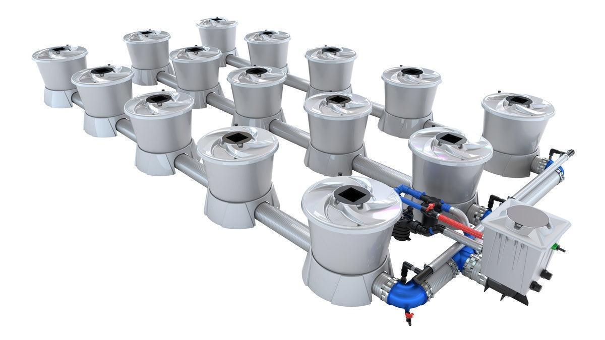 Alien Hydroponics - V-SYSTEM 15 Pot 3 Row Kit - Green Vista Living