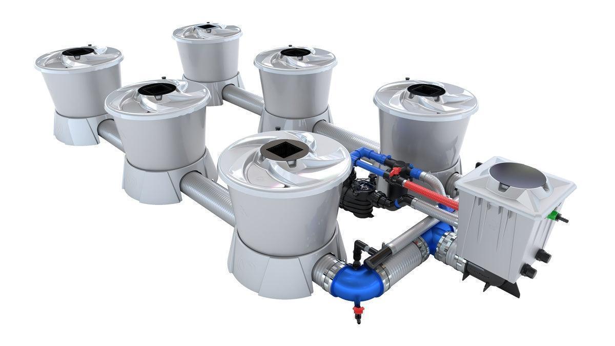 Alien Hydroponics - V-SYSTEM 6 Pot 2 Row Kit - Green Vista Living