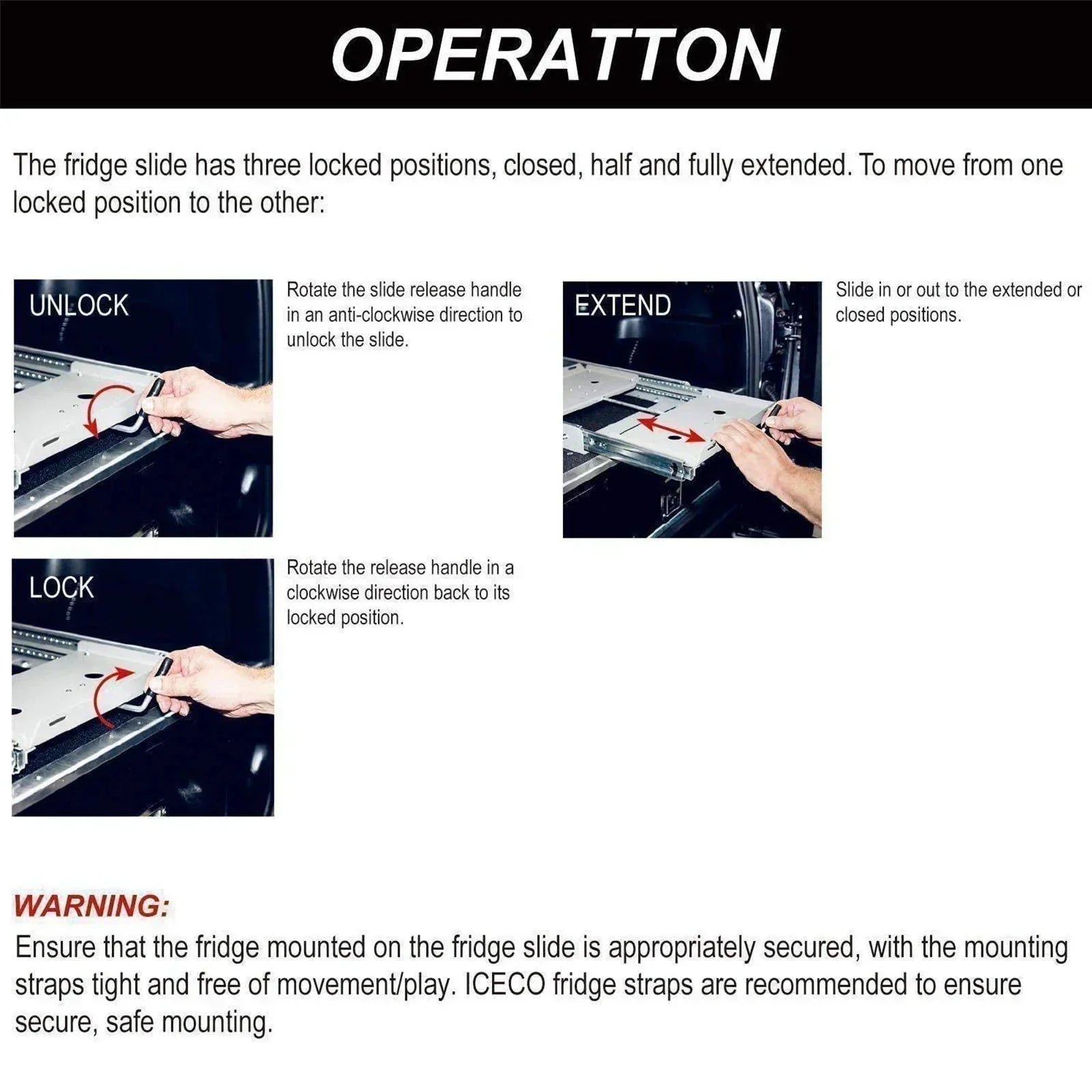 ICECO JPPro/VL45/VL35Pro/VL45Pro Single Zone Slide Mount - Green Vista Living