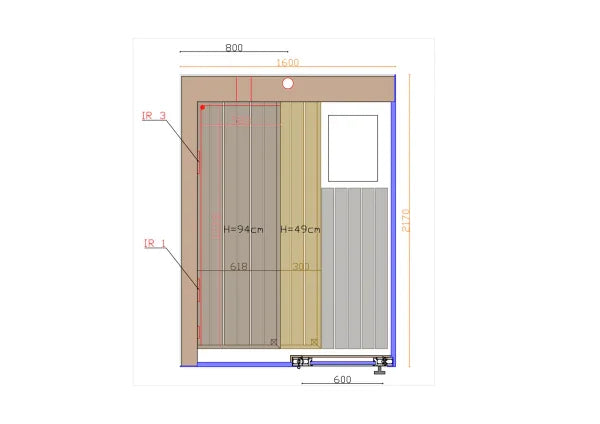 Thermasol Vera - Glass, 2-3 Person, Outdoor Sauna - Green Vista Living