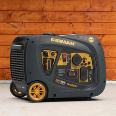 FIRMAN Power Equipment Inverter Portable Generator 3200/2900W Recoil Start