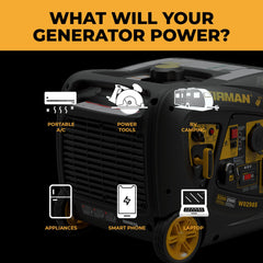 FIRMAN Power Equipment Inverter Portable Generator 3200W Remote Start
