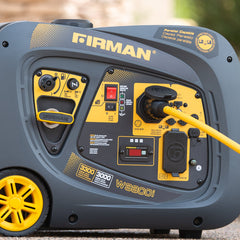 FIRMAN Power Equipment Inverter Gas Portable Generator 3300/3000W Recoil Start