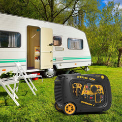 FIRMAN Power Equipment Inverter Portable Generator 4125/3300W Remote Start with CO ALERT