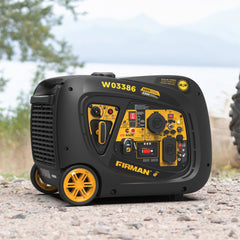 FIRMAN Power Equipment Inverter Portable Generator 4125/3300W Remote Start with CO ALERT