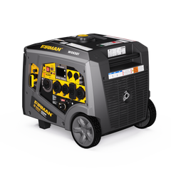 FIRMAN Power Equipment Gas Inverter Portable Generator 6650/5300 Watt 120/240V CO Alert