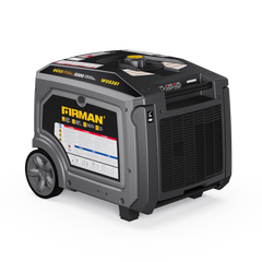 FIRMAN Power Equipment Gas Inverter Portable Generator 6650/5300 Watt 120/240V CO Alert