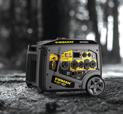 FIRMAN Power Equipment Gas Inverter Portable Generator 6650/5300 Watt 120/240V CO Alert