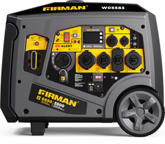 FIRMAN Power Equipment Gas Inverter Portable Generator 6850/5500 Watt Remote Start 120/240V CO Alert