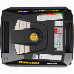 FIRMAN Power Equipment Gas Inverter Portable Generator 6850/5500 Watt Remote Start 120/240V CO Alert