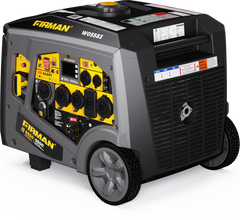FIRMAN Power Equipment Gas Inverter Portable Generator 6850/5500 Watt Remote Start 120/240V CO Alert