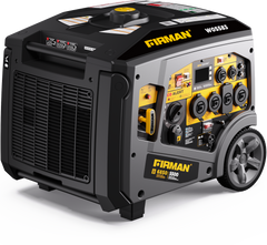 FIRMAN Power Equipment Gas Inverter Portable Generator 6850/5500 Watt Remote Start 120/240V CO Alert