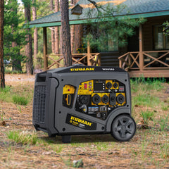 FIRMAN Power Equipment Gas Inverter Portable Generator 7850/6300 Watt Remote Start 120/240V CO Alert