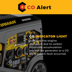 FIRMAN Power Equipment Gas Inverter Portable Generator 7850/6300 Watt Remote Start 120/240V CO Alert