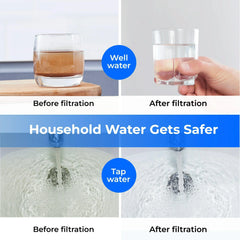 Waterdrop 2-Stage Whole House Water Filter System Reduce Iron&Manganese - Green Vista Living