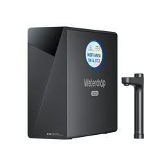 Waterdrop X14 black reverse osmosis water filter system with faucet, NSF certified