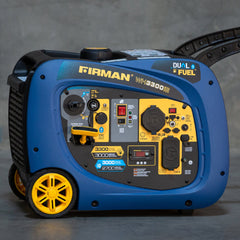 FIRMAN Power Equipment Dual Fuel Inverter Portable Generator 3300W Electric Start