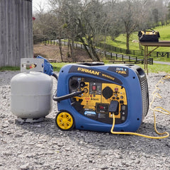 FIRMAN Power Equipment Refurbished Dual Fuel Inverter 4000/3200W Electric Start With CO Alert