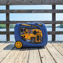 FIRMAN Power Equipment Dual Fuel Inverter Portable Generator 4000/3200W Electric Start with CO ALERT