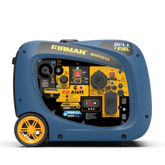 FIRMAN Power Equipment Dual Fuel Inverter Portable Generator 4000/3200W Electric Start with CO ALERT