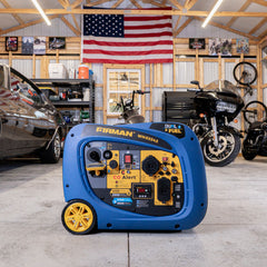 FIRMAN Power Equipment Dual Fuel Inverter Portable Generator 4125/3300W Electric Start with CO ALERT