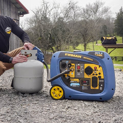 FIRMAN Power Equipment Dual Fuel Inverter Portable Generator 4125/3300W Electric Start
