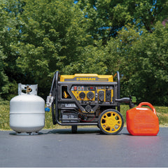 FIRMAN Power Equipment Dual Fuel Open Frame Inverter 4400/3500W Electric Start with CO ALERT
