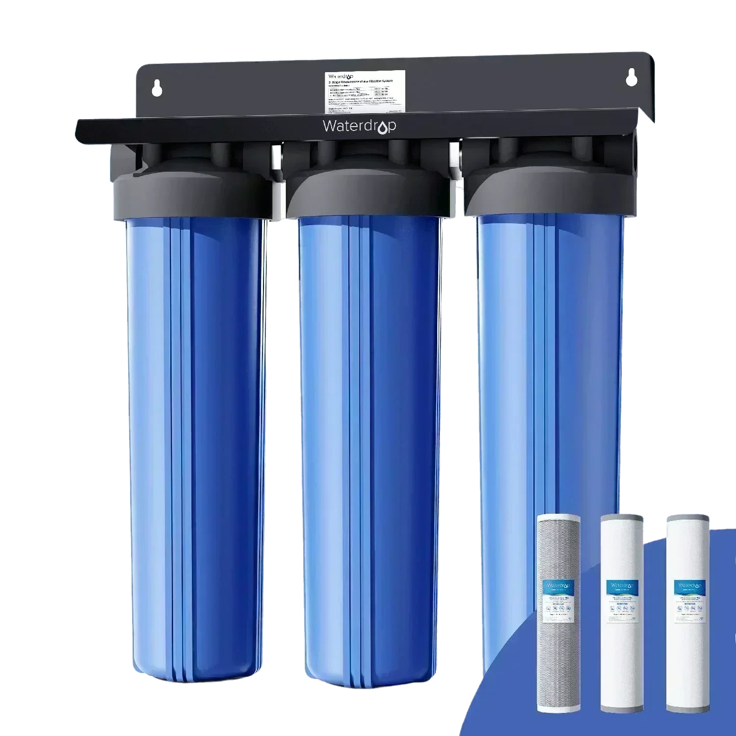 Waterdrop 2-Stage Whole House Water Filter System Reduce Iron&Manganese - Green Vista Living