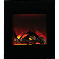 Amantii 24 inch WM-BI-2428-VLR-BG Zero Clearance Built-in Smart Corner Electric Fireplace - Green Vista Living