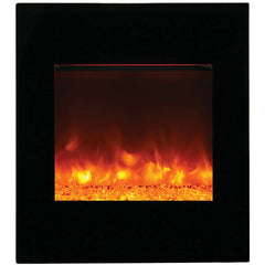 Amantii 24 inch WM-BI-2428-VLR-BG Zero Clearance Built-in Smart Corner Electric Fireplace - Green Vista Living