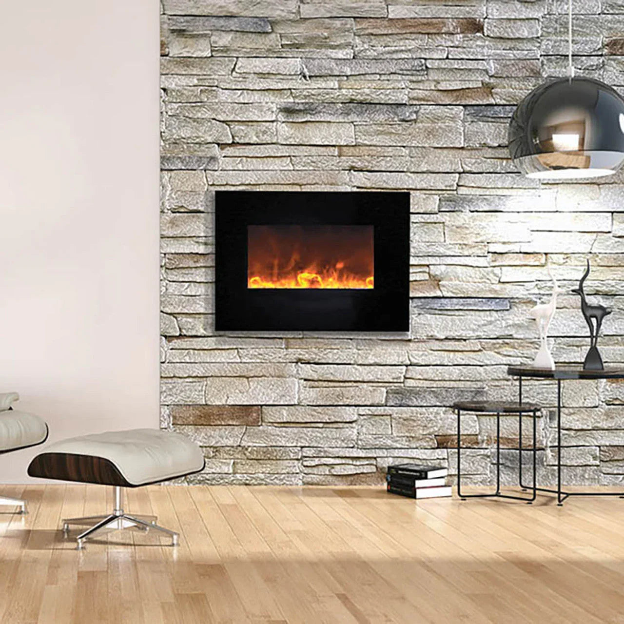 Amantii WM-FM Series Built-in or Wall Mount 72 Inch Electric Fireplace - Green Vista Living