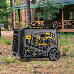 FIRMAN Power Equipment Tri Fuel Inverter Portable Generator 6850W Electric Start With CO Alert