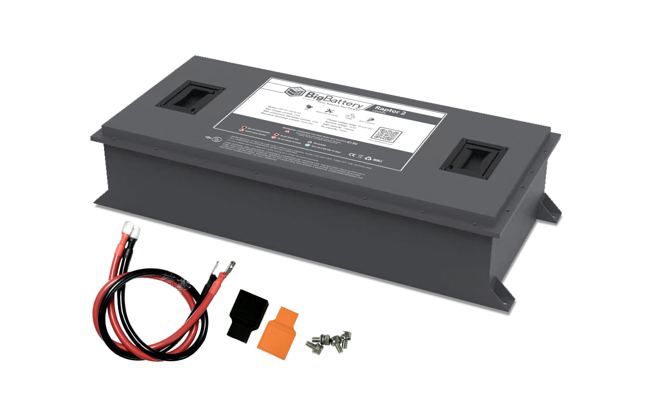 BigBattery 72V RAPTOR 2 – 7.68kWh LiFePO4 - Green Vista Living