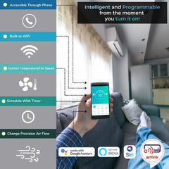 Pioneer® Quantum Ultra™ 18,000 BTU 23 SEER2 230V High-Wall Ductless Energy-Star Mini-Split Air Conditioner Inverter Heat Pump Full Set - Green Vista Living