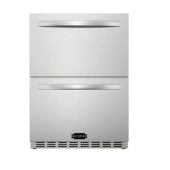 Wildfire 24 Inch 5.3 Cu. Ft. Double Drawer Outdoor Refrigerator - WFRDD-24 - Green Vista Living