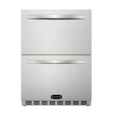 Wildfire 24 Inch 5.3 Cu. Ft. Double Drawer Outdoor Refrigerator - WFRDD-24 - Green Vista Living