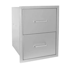 Wildfire 16 X 22 304 SS Double Drawer - WFDDW1622-SS - Green Vista Living