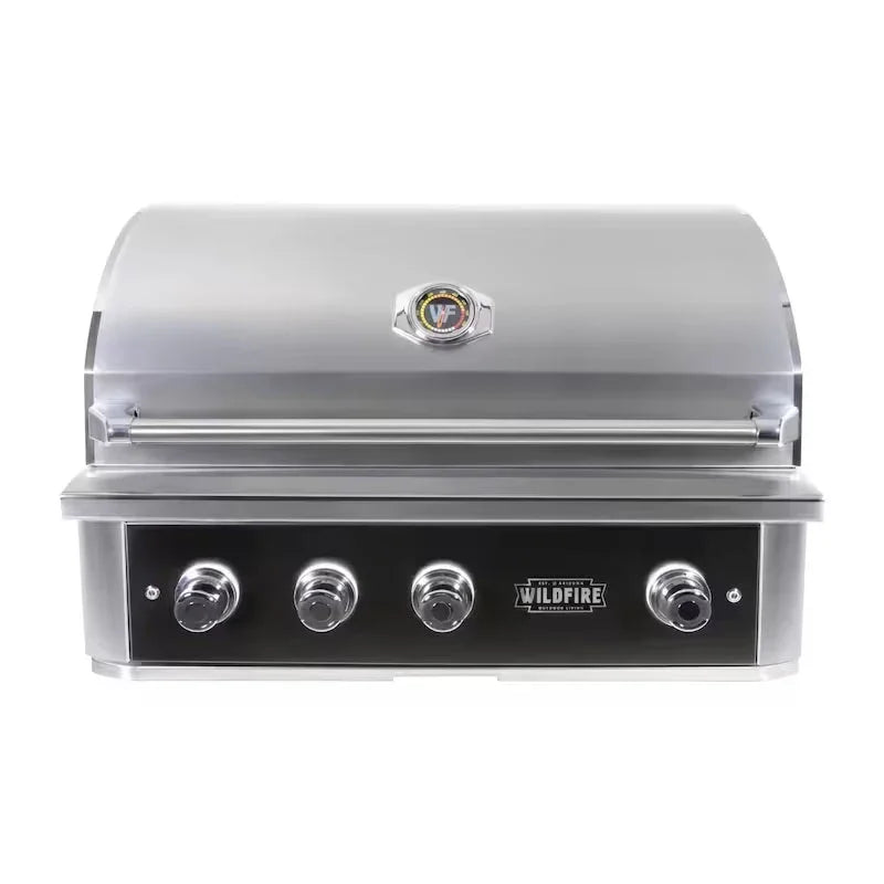 Wildfire Ranch Pro 36 Inch Black 304 Stainless Steel Freestanding Gas Grill - Green Vista Living