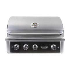 Wildfire Ranch Pro 36 Inch Black 304 Stainless Steel Built In Gas Grill - Green Vista Living