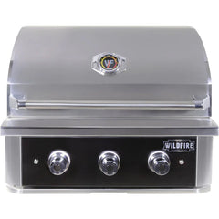 Wildfire Ranch Pro 30 Inch Black 304 Stainless Steel Built In Gas Grill - Green Vista Living