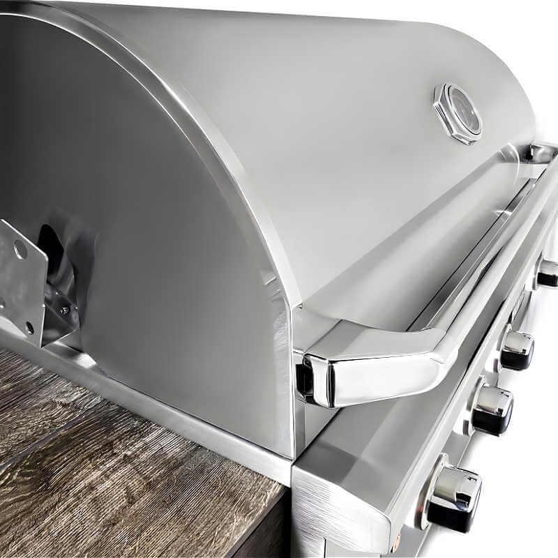 Wildfire Ranch Pro 30 Inch Black 304 Stainless Steel Built In Gas Grill - Green Vista Living