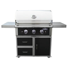 Wildfire Ranch Pro 30 Inch Black 304 Stainless Steel Freestanding Gas Grill - Green Vista Living