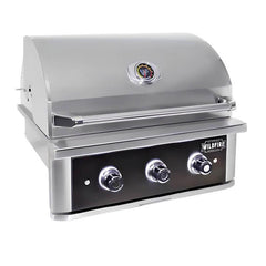 Wildfire Ranch Pro 30 Inch Black 304 Stainless Steel Built In Gas Grill - Green Vista Living